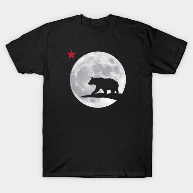 California Moon T-Shirt by baybayin